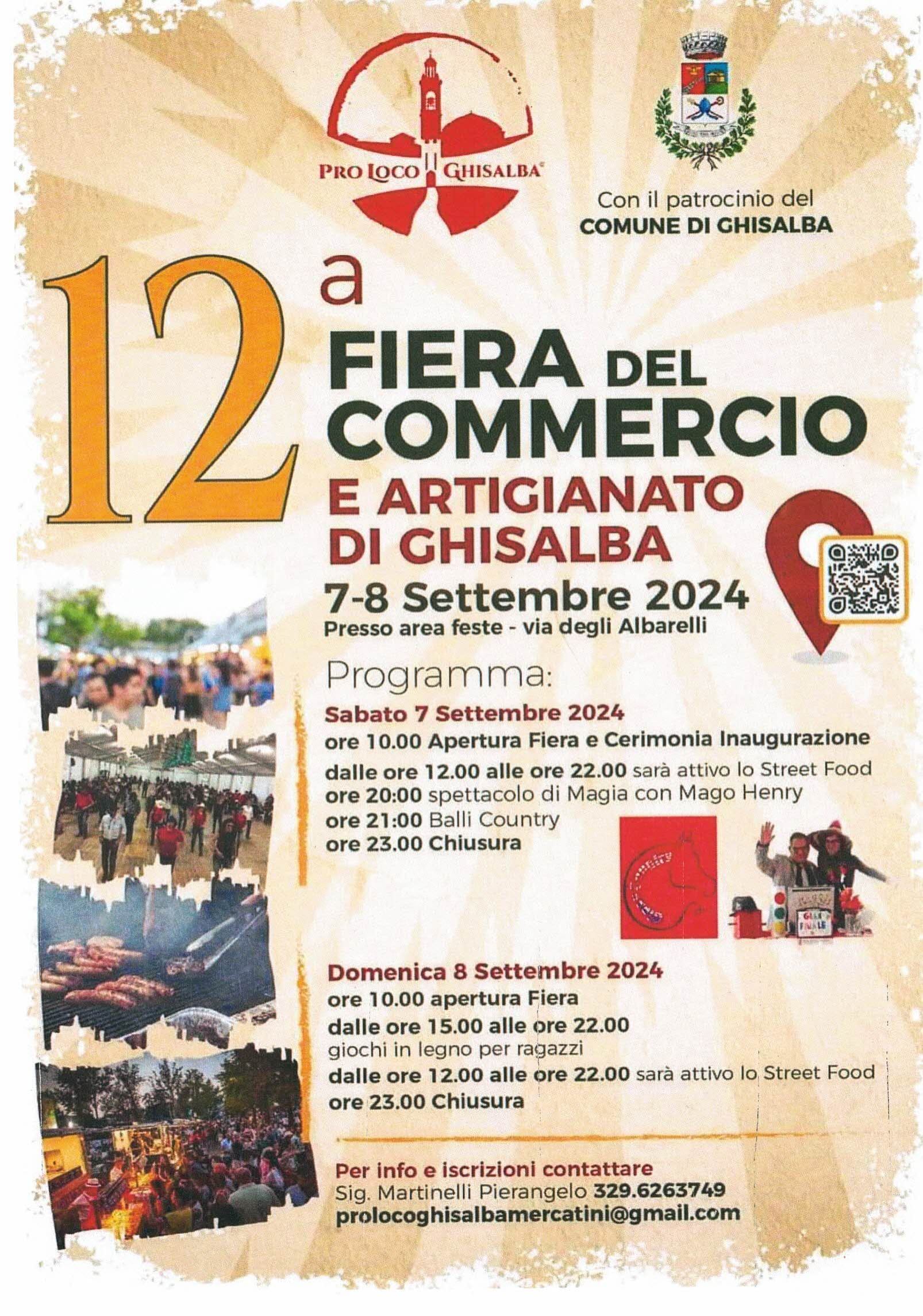 Fiera del commercio e artigianato presso l'area feste