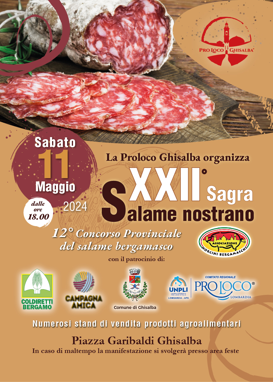 Sagra del Salame - 11 maggio 2024 e Notte Bianca 